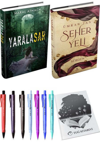 Seher Yeli 1 / Sürgün (Ciltli) ve Yaralasar 2 (Ciltli) (2'li Set)