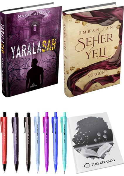 Seher Yeli 1 / Sürgün (Ciltli) ve Yaralasar 3 (Ciltli) (2'li Set)