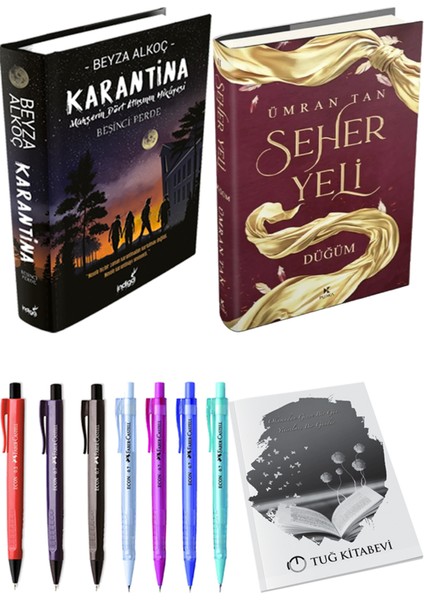 Seher Yeli 2 / Düğüm (Ciltli) ve Karantina 5 (Ciltli) (2'li Set)
