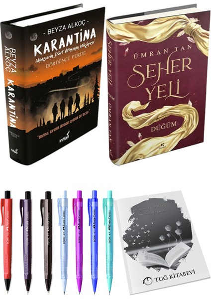 Seher Yeli 2 / Düğüm (Ciltli) ve Karantina 4 (Ciltli) (2'li Set)