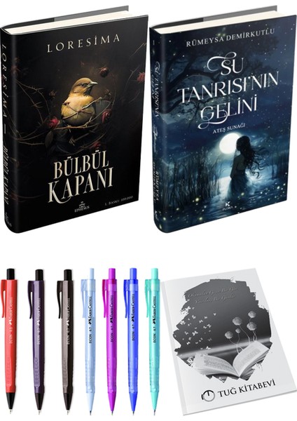 Su Tanrısının Gelini Ateş Sunağı (Ciltli) ve Bülbül Kapanı 1 (Ciltli) (2'li Set)