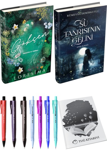 Su Tanrısının Gelini Ateş Sunağı (Ciltli) ve Gökçen 4 (Ciltli) (2'li Set)