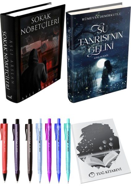Su Tanrısının Gelini Ateş Sunağı (Ciltli) ve Sokak Nöbetçileri 1 (Ciltli) (2'li Set)
