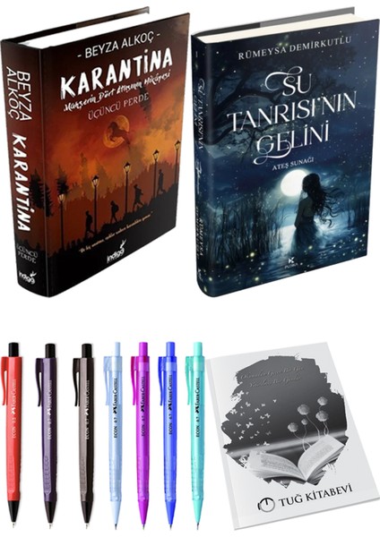 Su Tanrısının Gelini Ateş Sunağı (Ciltli) ve Karantina 3 (Ciltli) (2'li Set)