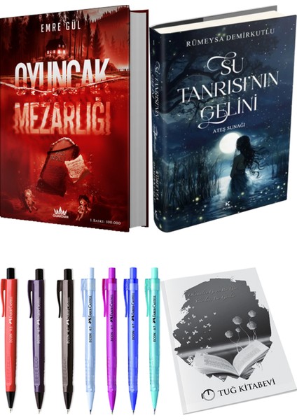 Su Tanrısının Gelini Ateş Sunağı (Ciltli) ve Oyuncak Mezarlığı (Ciltli) (2'li Set)