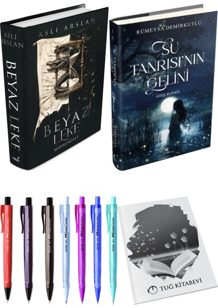 Su Tanrısının Gelini Ateş Sunağı (Ciltli) ve Beyaz Leke / Mahkumiyet (Ciltli) (2'li Set)