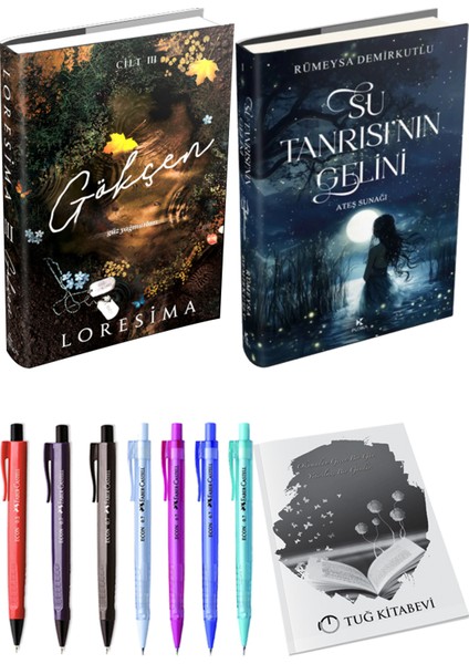 Su Tanrısının Gelini Ateş Sunağı (Ciltli) ve Gökçen 3 (Ciltli) (2'li Set)