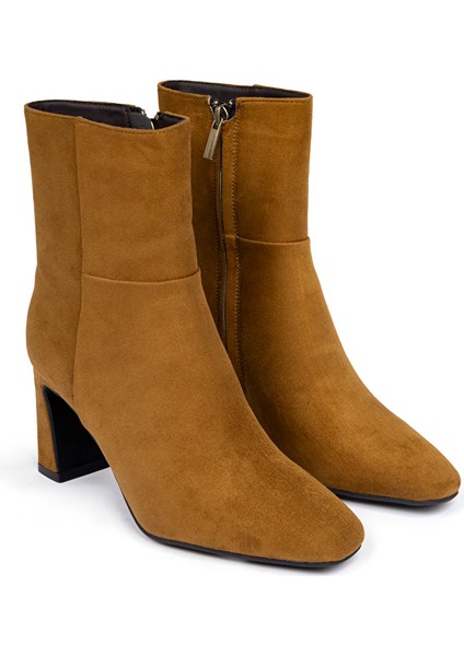 Süet Görünümlü Topuklu Bot fiyatları