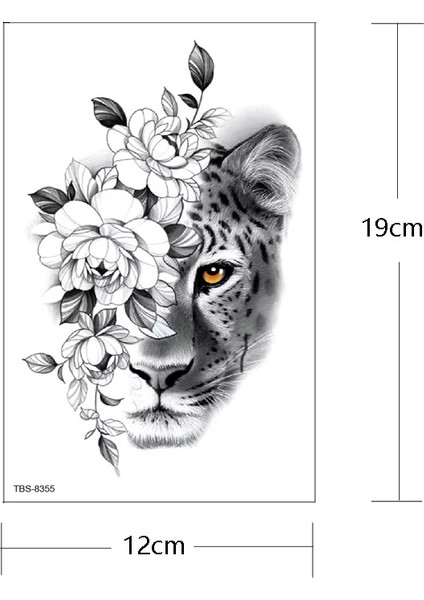 Geçici Kaplan Figürlü Dövme Tattoo fiyatları