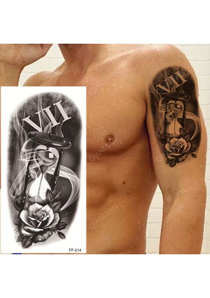 Geçici Karışık Figürlü Dövme Tattoo