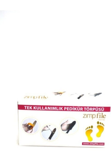 Zımpfile Tek Kullanımlık Pedikür Törpüsü 100 Adet
