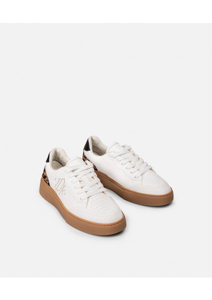Leopar Desen Mix Sneaker