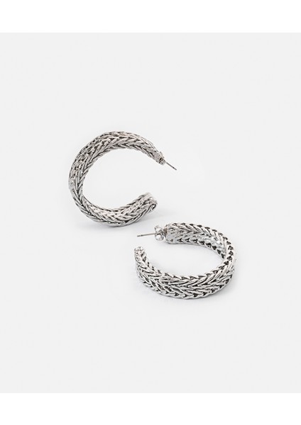 Dokulu Metal Küpe