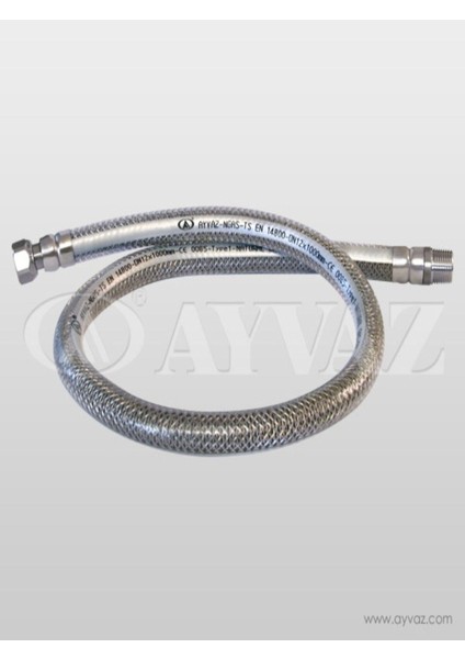 Ocak Fleks Hortumu 75 cm. DN15 (1/2") modelleri