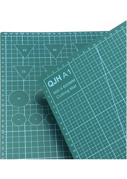 A1 Kesme Matı 90 x 60 cm Kesme Tablası, Cutting Mat, Kesim Altlığı - Yeşil modelleri