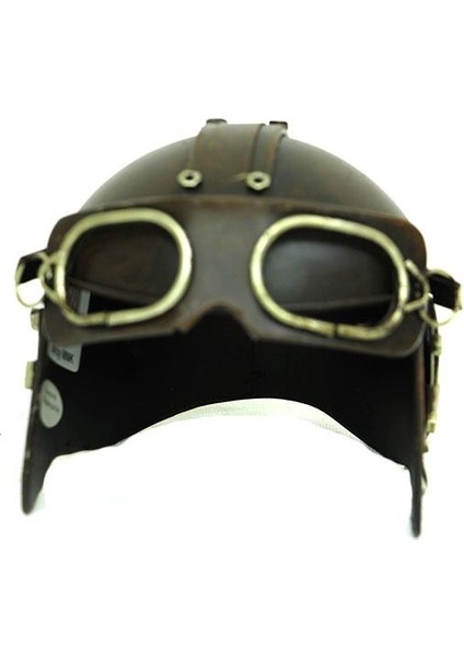 Dekoratif Metal Pilot Kaskı Biblo Vintage Dekoratif Hediyelik modelleri