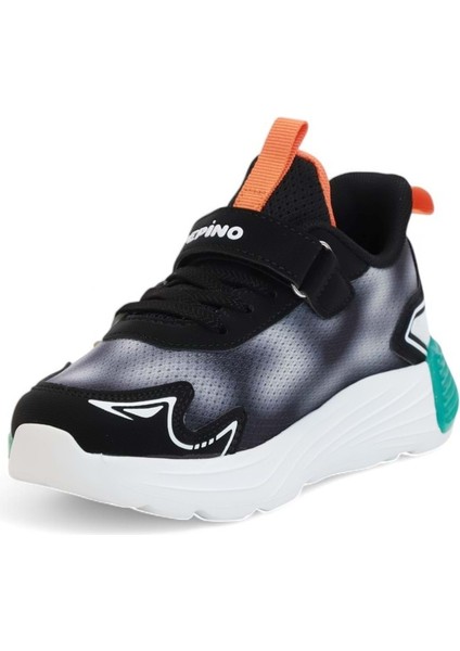 2130-1977 Pepino Anatomik Tabanlı Ultra Hafif Çocuk Unisex Günlük Işıklı Spor Ayakkabı - NKT02130-SIYAH-TURUNCU-29 fırsatları
