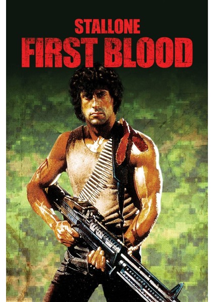 First Blood (1982) (Folyo / Afiş / Poster) 2867 ( 35 cm x 50 cm )