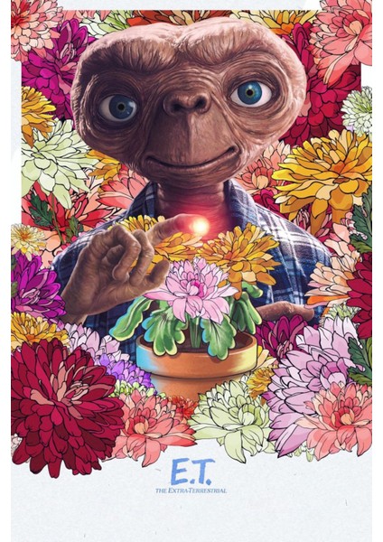E.t. The Extra-Terrestrial (1982) 6 (Folyo / Afiş / Poster) 2627 ( 35 cm x 50 cm )