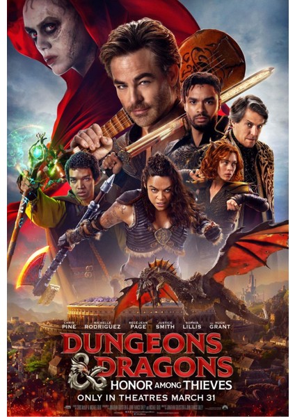 Dungeons & Dragons Honor Among Thieves (2023) 0003 (Folyo / Afiş / Poster) 2618 ( 35 cm x 50 cm )