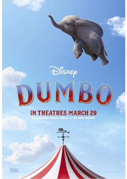 Dumbo (2019) 6 (Folyo / Afiş / Poster) 2605 ( 35 cm x 50 cm )