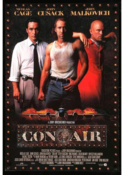 Con Air (1997) 1 (Folyo / Afiş / Poster) 2207 ( 35 cm x 50 cm )