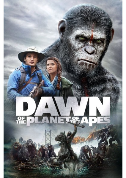 Dawn Of The Planet Of The Apes (2014) (Folyo / Afiş / Poster) 2335 ( 35 cm x 50 cm )