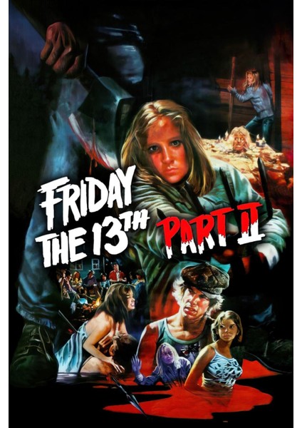 Friday The 13TH Part 2 (1981) (Folyo / Afiş / Poster) 2936 ( 35 cm x 50 cm )