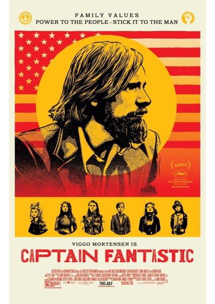 Captain Fantastic (2016) 1 (Folyo / Afiş / Poster) 2006 ( 35 cm x 50 cm )