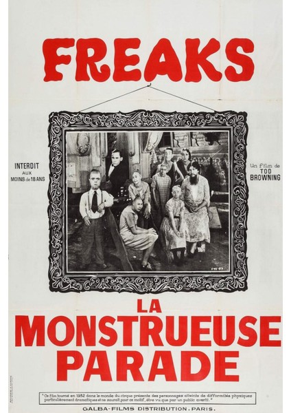 Freaks (1932) 2 (Folyo / Afiş / Poster) 2915 ( 35 cm x 50 cm )