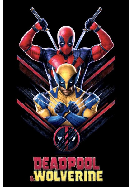 Deadpool & Wolverine (2024) 0013 (Folyo / Afiş / Poster) 2360 ( 35 cm x 50 cm )