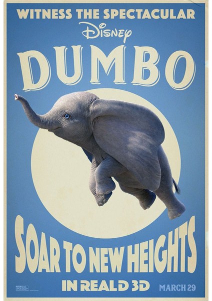 Dumbo (2019) 4 (Folyo / Afiş / Poster) 2604 ( 35 cm x 50 cm )
