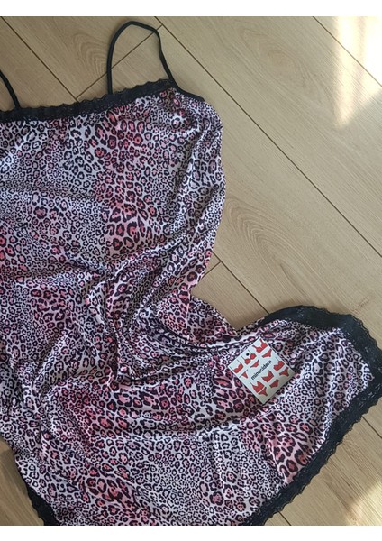 Büyük Beden Leopar Gecelik modelleri