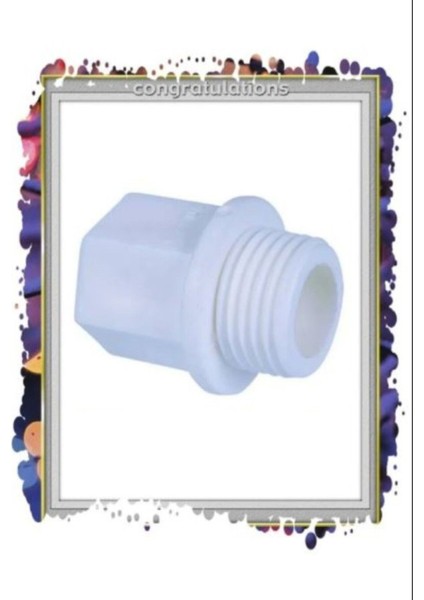 1 Adet Plastik Körtapa 1/2 - DN15- 20 mm