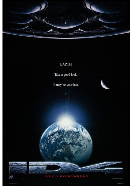 Independence Day (1996) 2 (Folyo / Afiş / Poster) 3753 ( 35 cm x 50 cm )