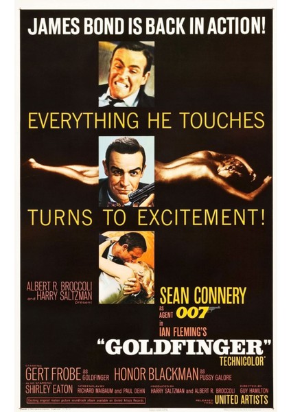 Goldfinger (1964) (Folyo / Afiş / Poster) 3148 ( 35 cm x 50 cm )