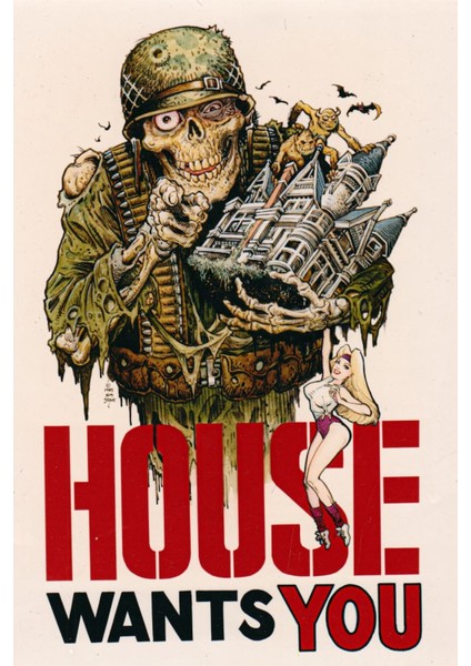 House (1986) 1 (Folyo / Afiş / Poster) 3615 ( 35 cm x 50 cm )