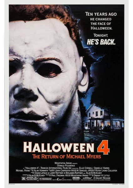 Halloween 4 The Return Of Michael Myers (1988) (Folyo / Afiş / Poster) 3289 ( 35 cm x 50 cm )
