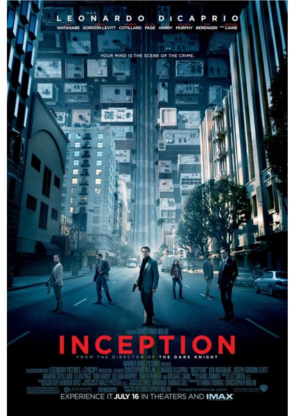 Inception (2010) 0001 (Folyo / Afiş / Poster) 3739 ( 35 cm x 50 cm )