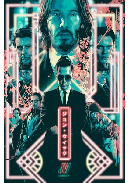 John Wick Chapter 4 (2023) 0006 (Folyo / Afiş / Poster) 3976 ( 35 cm x 50 cm )