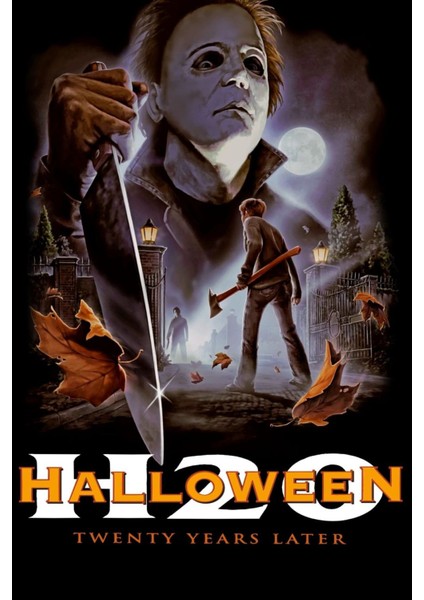 Halloween H20 (1998) 1 (Folyo / Afiş / Poster) 3301 ( 35 cm x 50 cm )