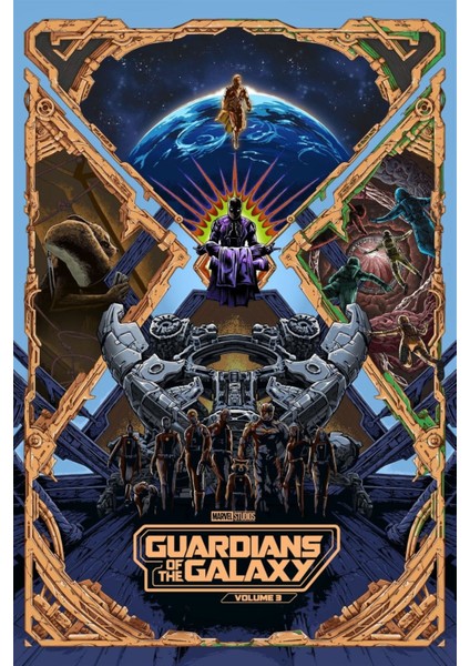 Guardians Of The Galaxy Vol. 3 (2023) 0010 (Folyo / Afiş / Poster) 3252 ( 35 cm x 50 cm )