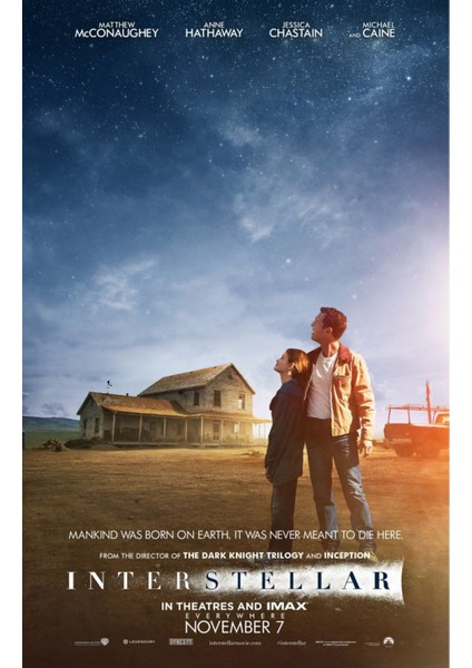 Interstellar (2014) 0007 (Folyo / Afiş / Poster) 3817 ( 35 cm x 50 cm )