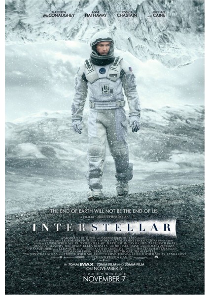 Interstellar (2014) 0003 (Folyo / Afiş / Poster) 3814 ( 35 cm x 50 cm )