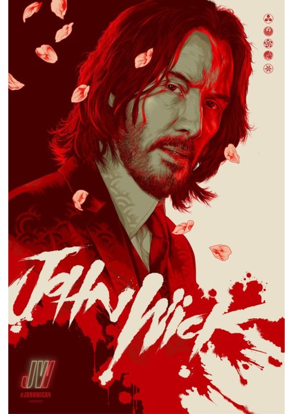 John Wick Chapter 4 (2023) 0013 (Folyo / Afiş / Poster) 3983 ( 35 cm x 50 cm )
