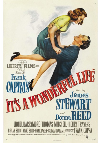It's A Wonderful Life (1946) 1 (Folyo / Afiş / Poster) 3872 ( 35 cm x 50 cm )