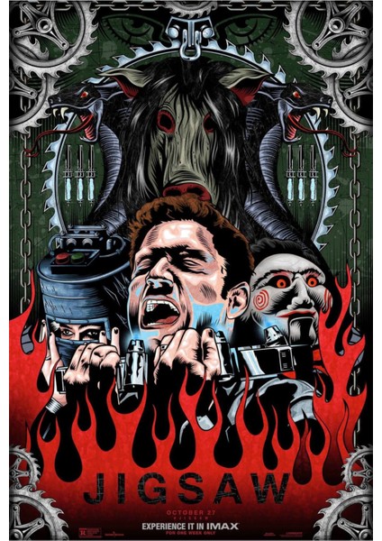 Jigsaw (2017) 14 (Folyo / Afiş / Poster) 3926 ( 35 cm x 50 cm )