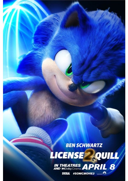 Sonic The Hedgehog 2 (2022) 0008 Afiş - Poster ( Folyo ) - Afiş - POSTER-5839 ( 35 cm x 50 cm )