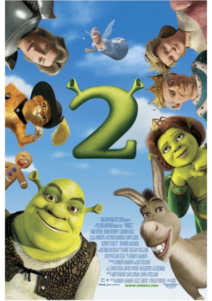 Shrek 2 (2004) 0004 Afiş - Poster ( Folyo ) - Afiş - POSTER-5731 ( 35 cm x 50 cm )
