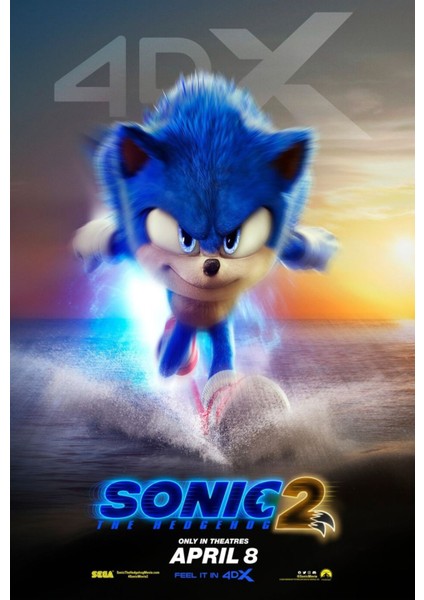 Sonic The Hedgehog 2 (2022) 0009 Afiş - Poster ( Folyo ) - Afiş - POSTER-5840 ( 35 cm x 50 cm )